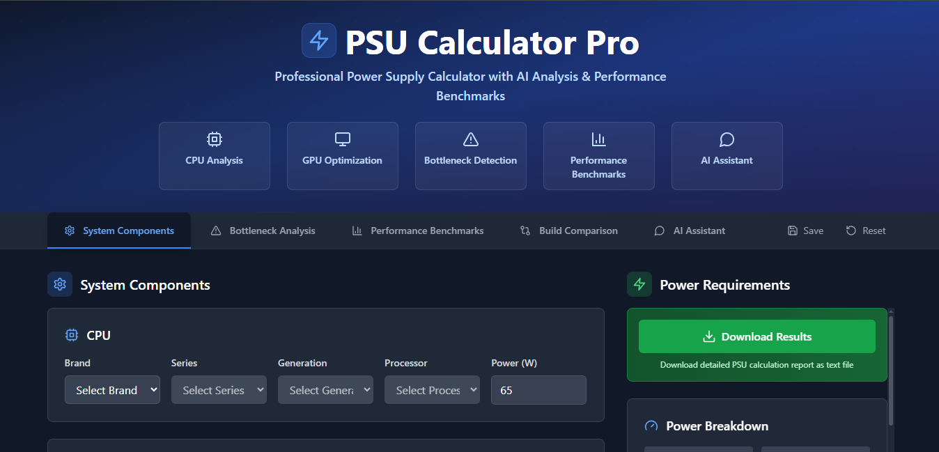 PSU Calculator Pro